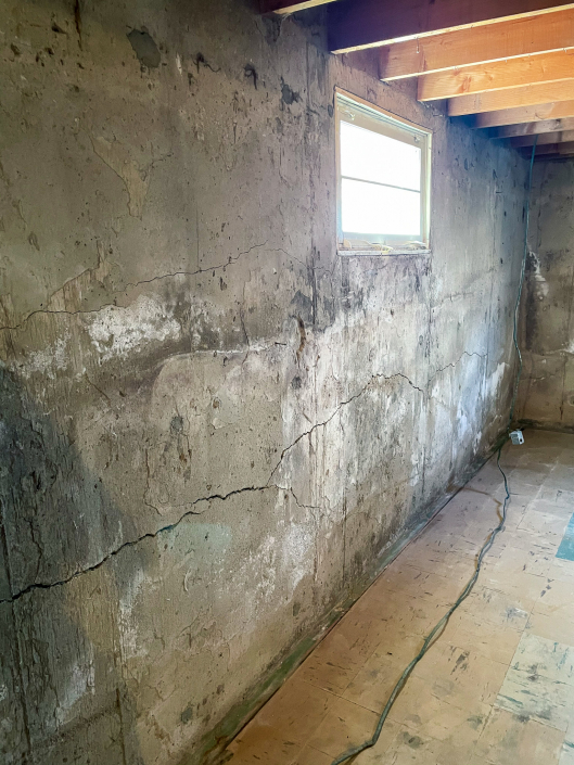 foundation repair in regina-basement bracing needed